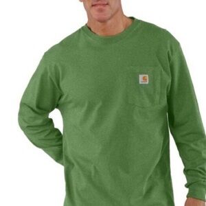 Men’s Carhartt Loose Fit Long Sleeve Tee heavy weight cotton blend crew neck